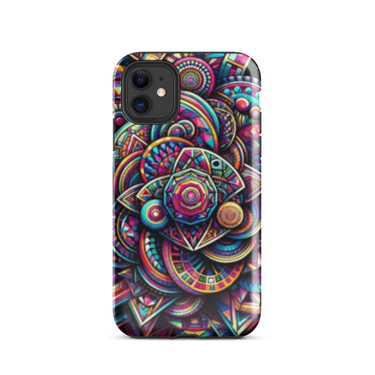 Psychedelic Shapes iPhone®  Case