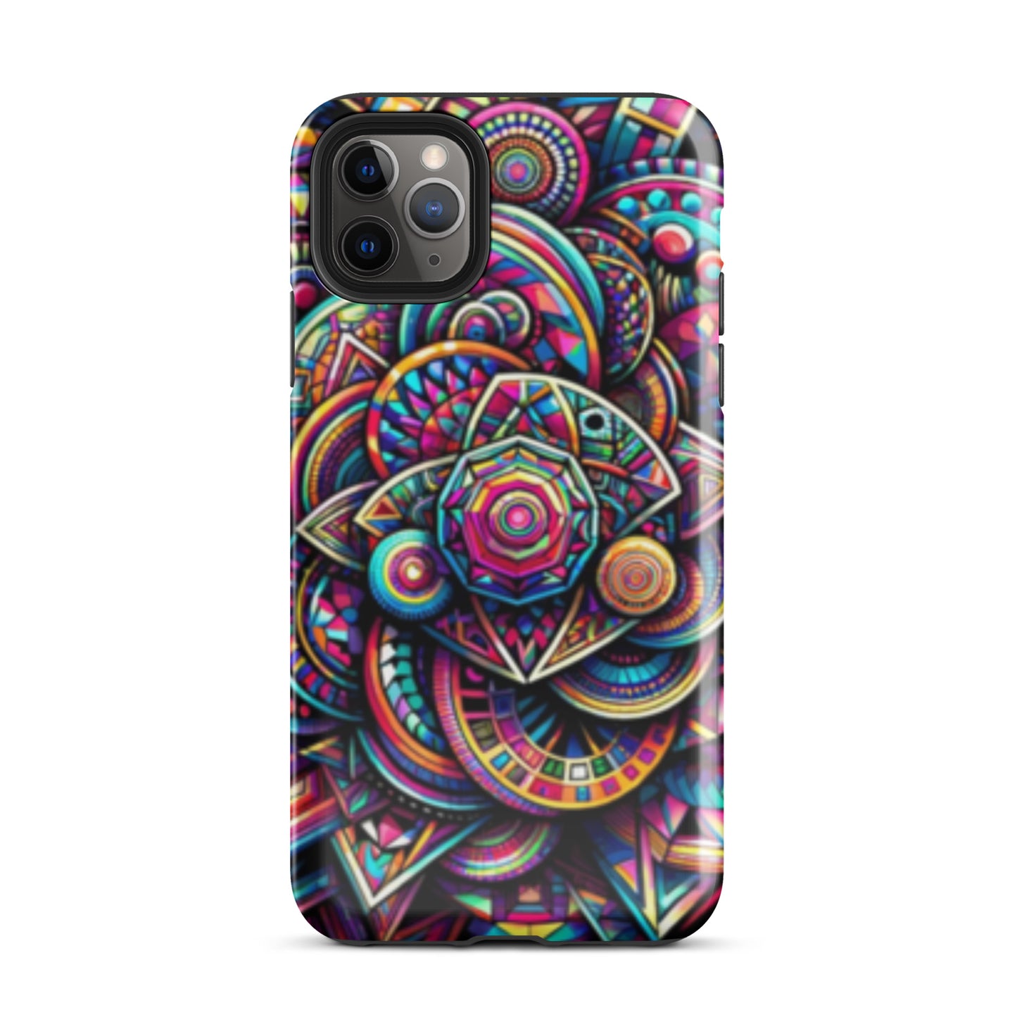 Psychedelic Shapes iPhone®  Case