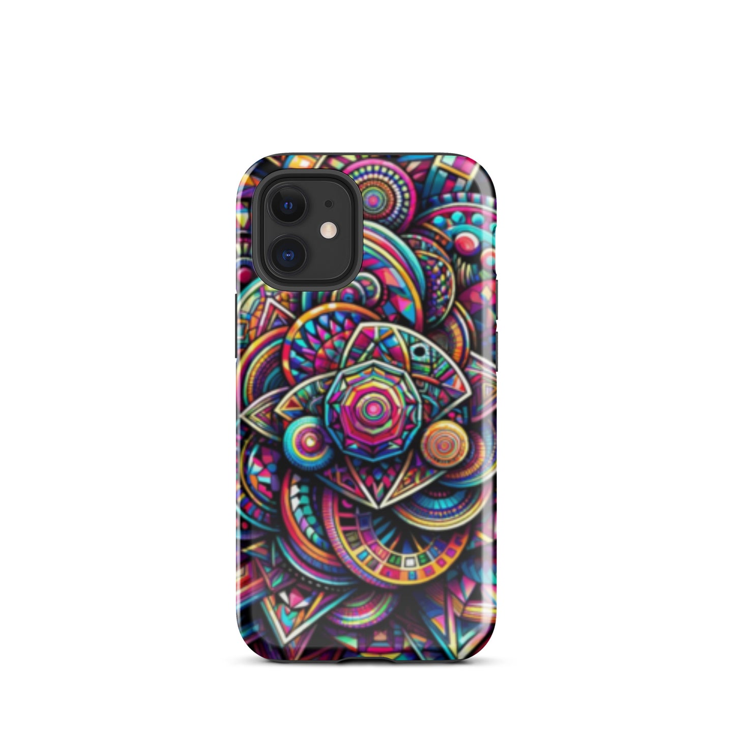 Psychedelic Shapes iPhone®  Case