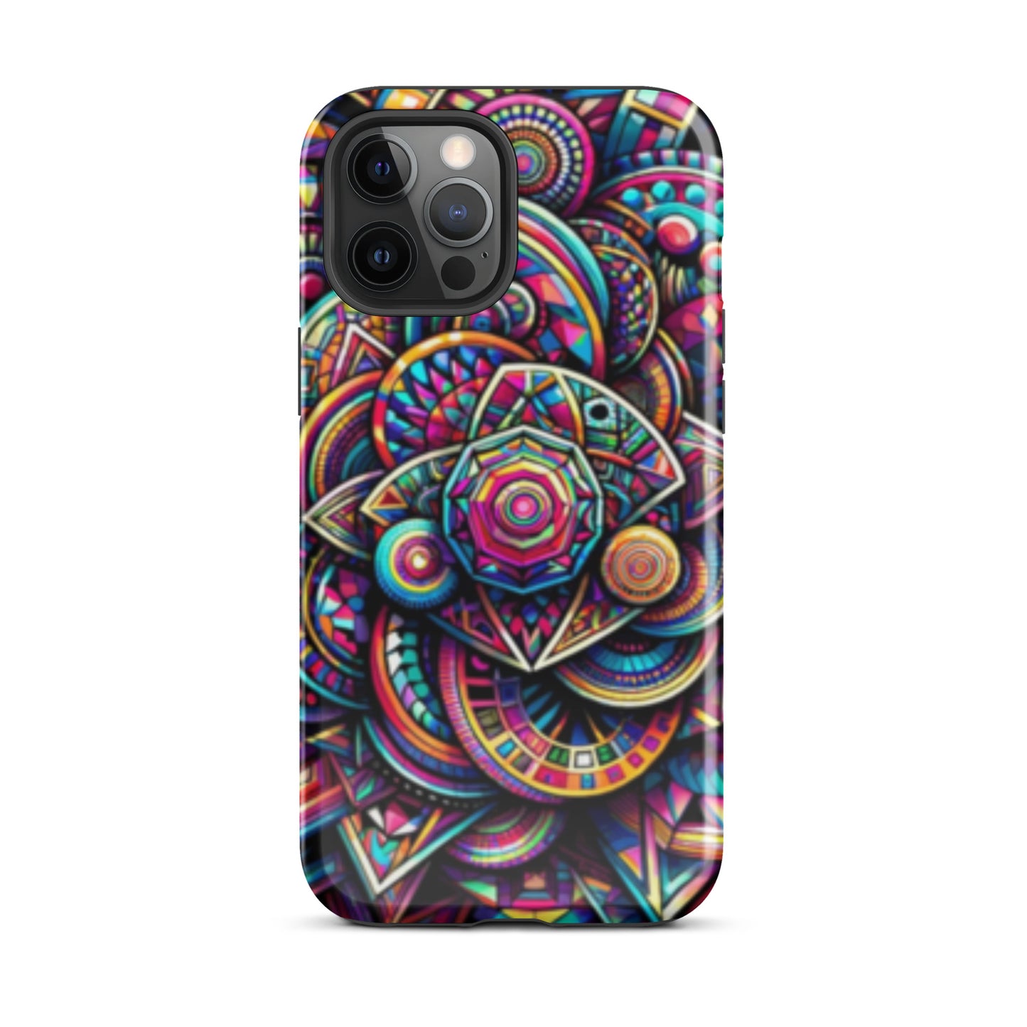 Psychedelic Shapes iPhone®  Case