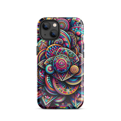 Psychedelic Shapes iPhone®  Case