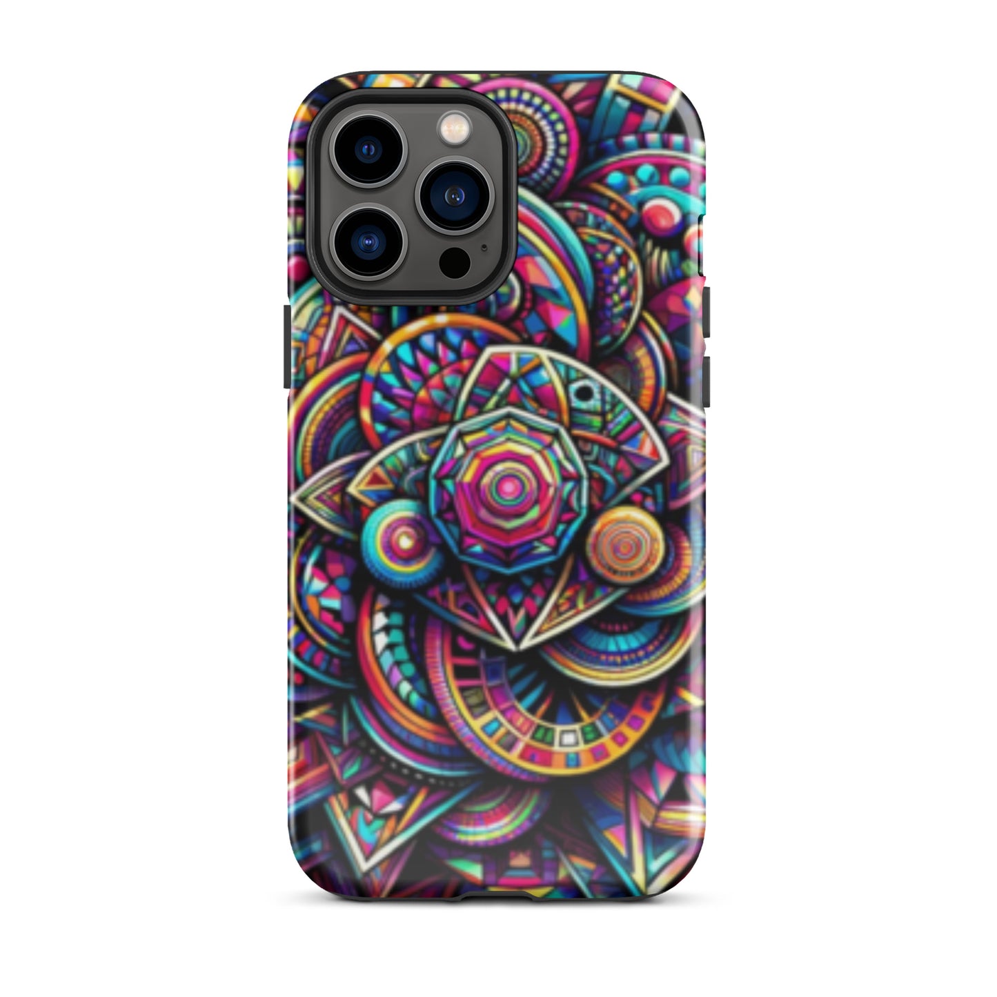 Psychedelic Shapes iPhone®  Case