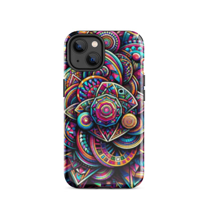 Psychedelic Shapes iPhone®  Case