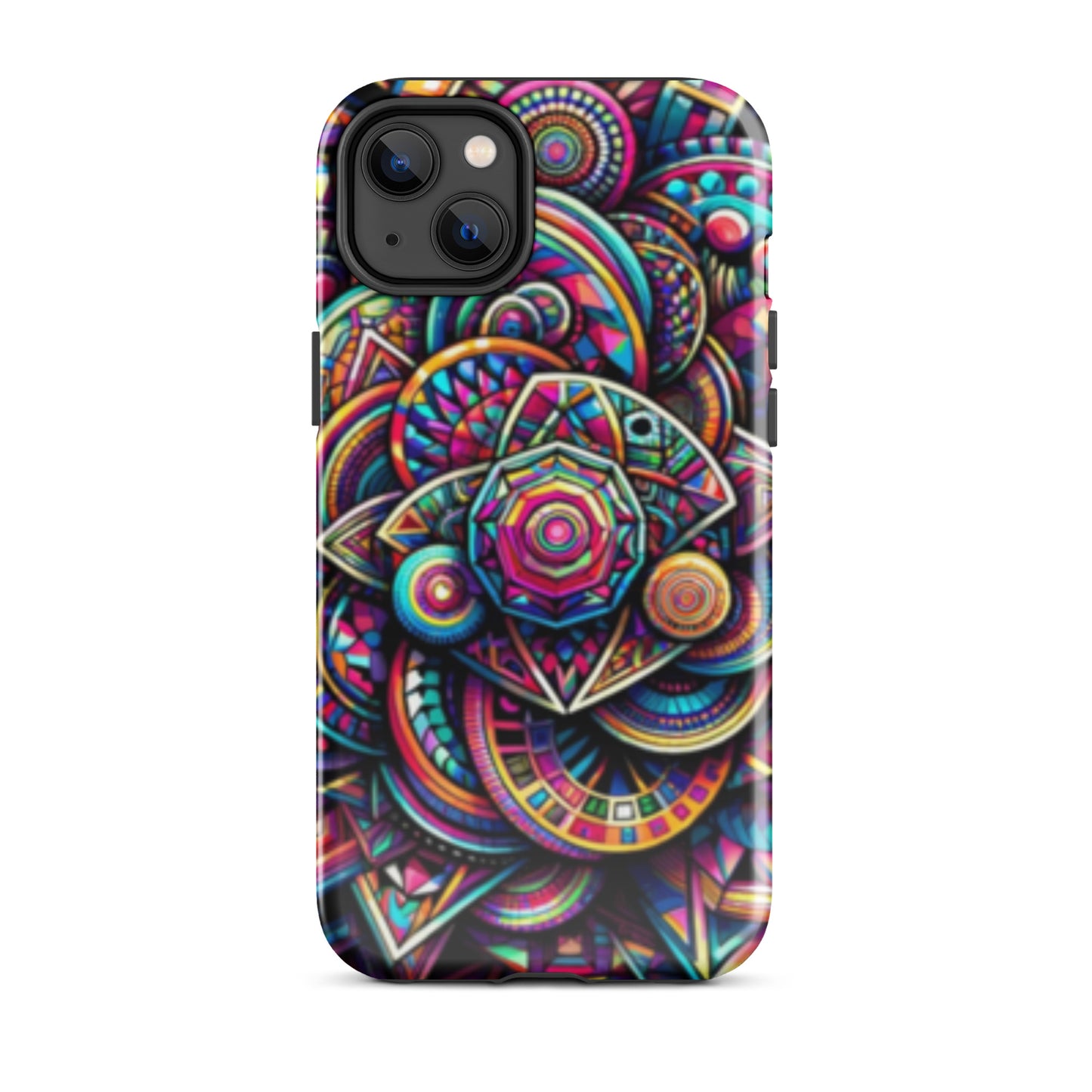 Psychedelic Shapes iPhone®  Case