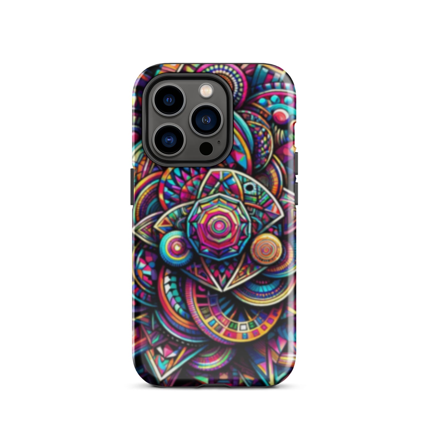 Psychedelic Shapes iPhone®  Case