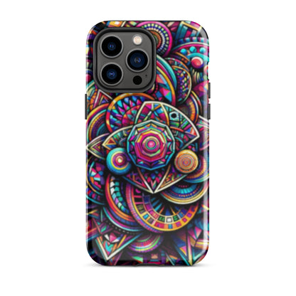 Psychedelic Shapes iPhone®  Case