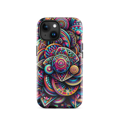 Psychedelic Shapes iPhone®  Case