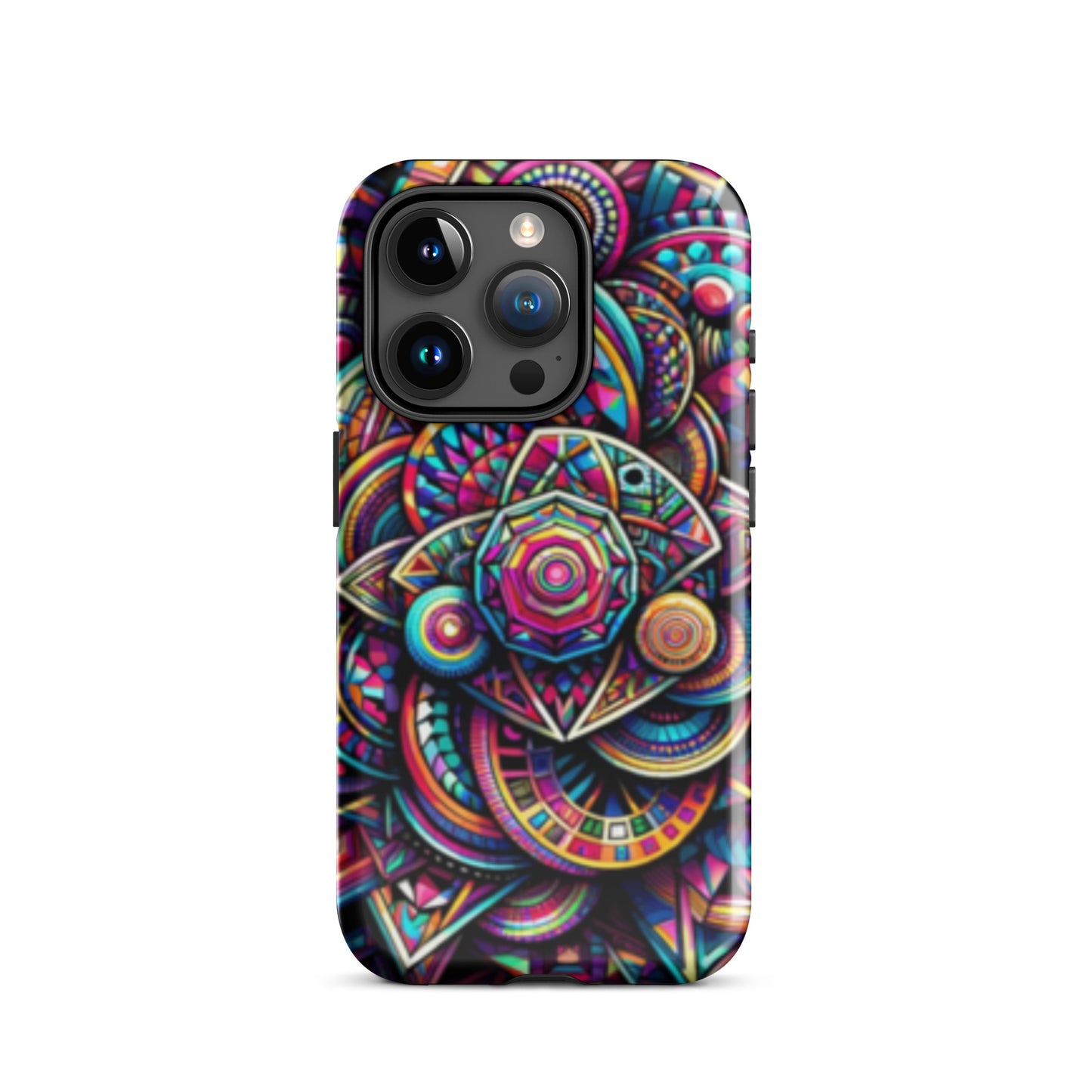 Psychedelic Shapes iPhone®  Case