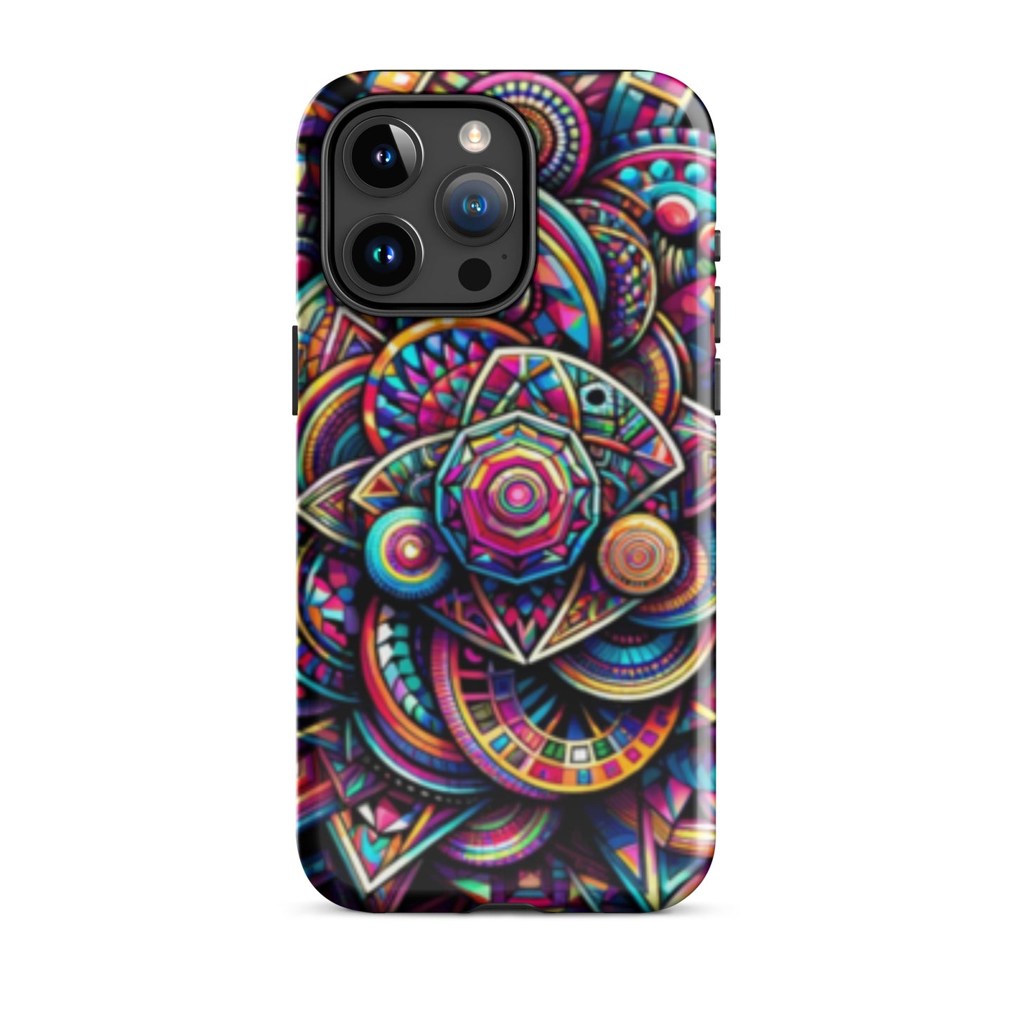 Psychedelic Shapes iPhone®  Case