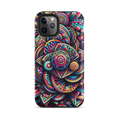 Psychedelic Shapes iPhone®  Case