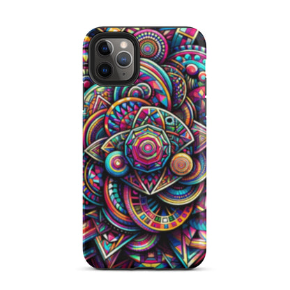 Psychedelic Shapes iPhone®  Case