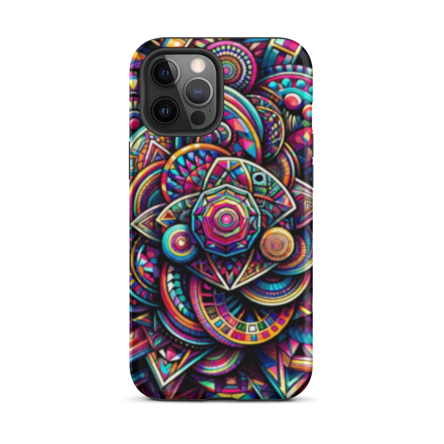 Psychedelic Shapes iPhone®  Case