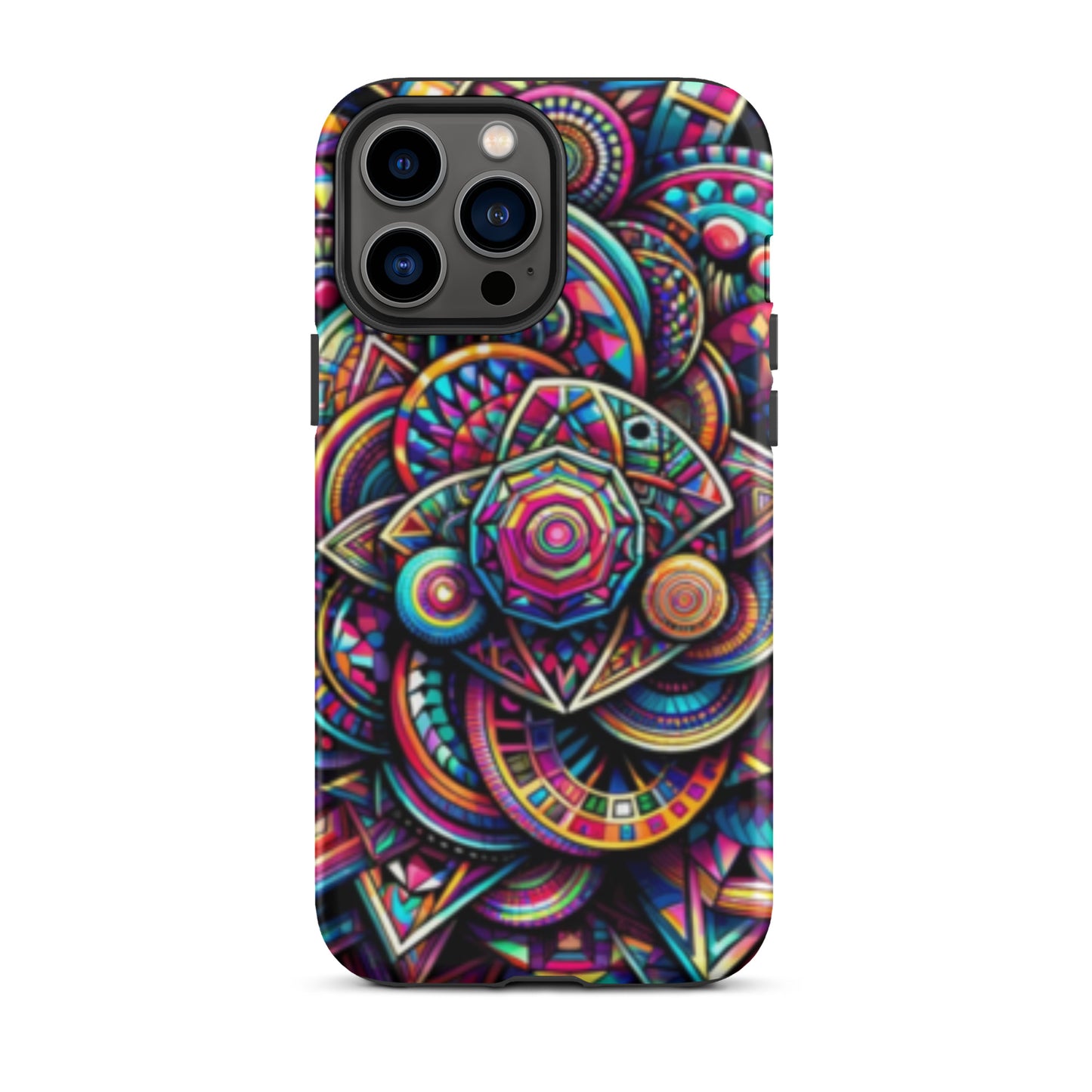 Psychedelic Shapes iPhone®  Case