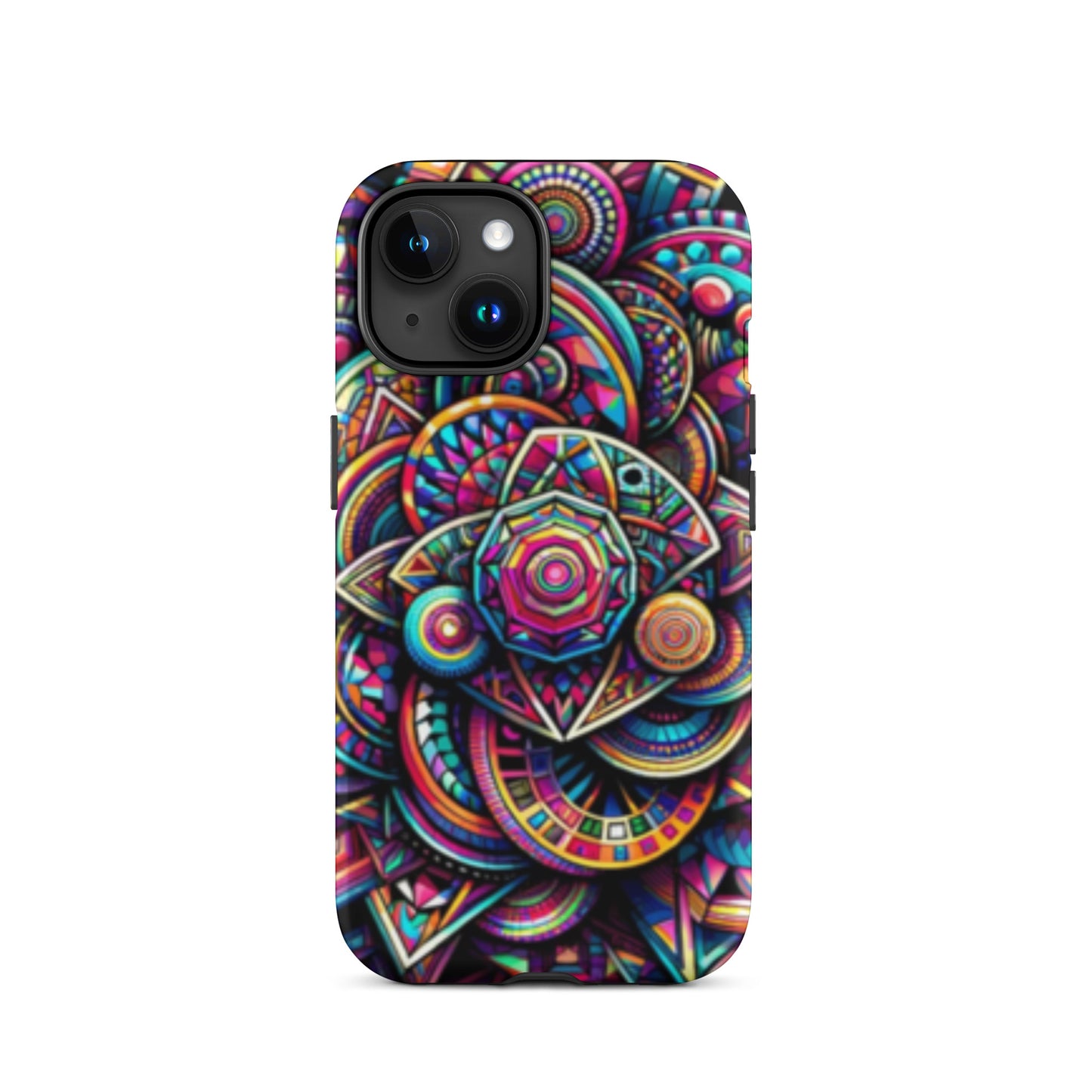 Psychedelic Shapes iPhone®  Case