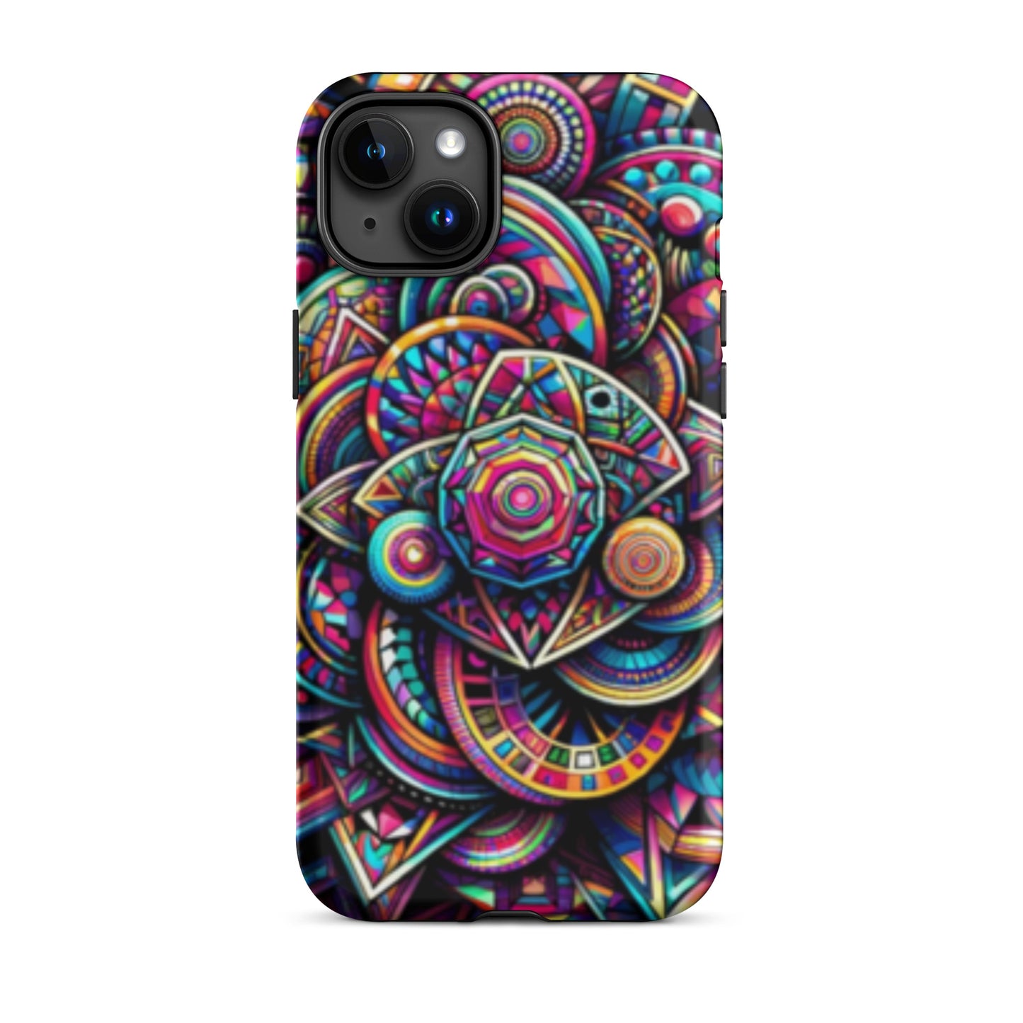 Psychedelic Shapes iPhone®  Case