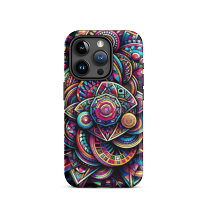 Psychedelic Shapes iPhone®  Case